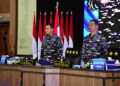 Danlantamal IV Hadiri Apel Komandan Satuan yang Dipimpin Kepala Staf Angkatan Laut