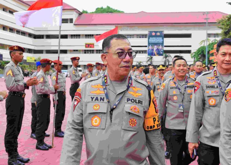 Kapolda Kepri hadiri apel Kasatwil yang dihadiri oleh Presiden dan Kapolri.