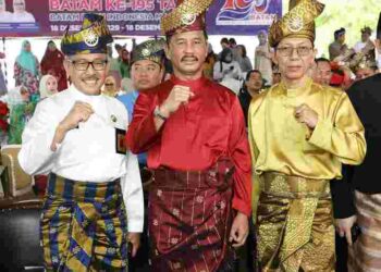 Rudi Bertindak Sebagai Inspektur Upacara Peringatan Hari Jadi Kota Batam ke-195