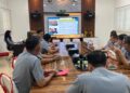 Pengarahan Dirjenpas, Kepala Lapas Batam Beserta Jajaran Mengikuti Secara Virtual