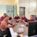 Rapat koordinasi virtual dengan Kepala Kantor Wilayah Direktorat Jenderal Pemasyarakatan (Kakanwil Ditjenpas) Kepulauan Riau, Aris Munandar.