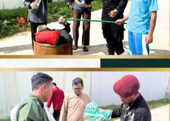 Pastikan Aman dan Kondusif, Rutan Batam Musnahkan Barang Bukti Hasil Razia Blok Hunian Warga Binaan