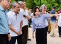 Wakil Kepala BP Batam Li Claudia Chandra Sidak Lokasi Penimbunan Sungai Permata Baloi