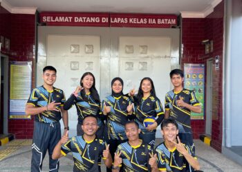 Tim Voli LPKA Batam Raih Juara 3 dalam Turnamen Antar-UPT Pemasyarakatan se-Kota Batam