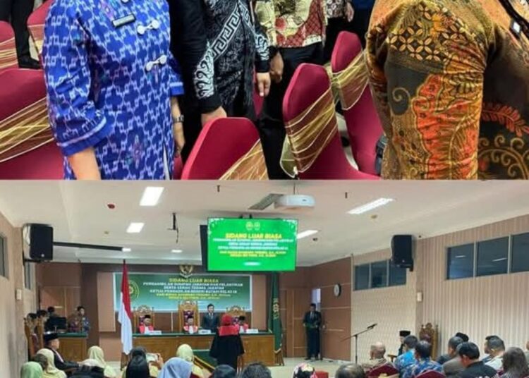 Karutan Batam Menghadiri Pelantikan dan Serah Terima Jabatan Ketua Pengadilan Negeri Batam