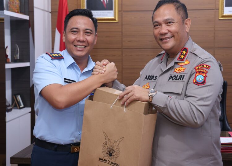 Kapolda Kepri Terima Kunjungan Silaturahmi Danlanud Hang Nadim Batam