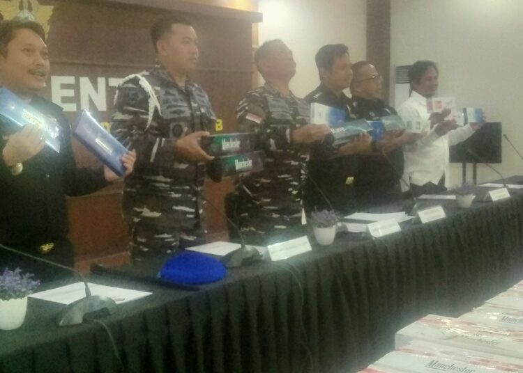 Bea Cukai Batam dan Lantamal IV Batam Kembali Gagalkan Ancaman Kerugian Negara dari Peredaran BKC Ilegal