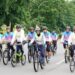 Meriahkan Gowes Road To Cernival 2025, Sekda Jefridin Turut Gowes Bersama Masyarakat