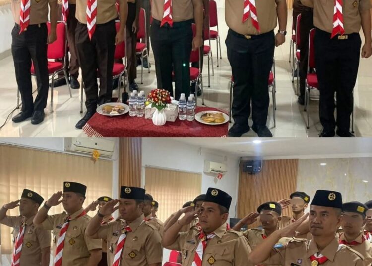 Rutan Batam Mengikuti kegiatan Pembukaan Perkemahan Satya Dharma Bhakti Pemasyarakatan Secara Virtual