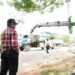Sebanyak 745 Reklame Terbongkar, Titik Pertama Tim Bongkar Reklame Di Simpang Mega Mall