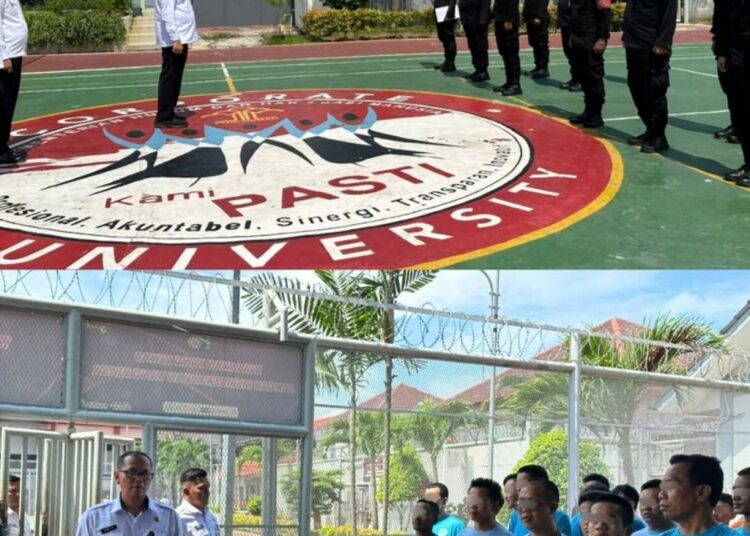 Kakanwil Ditjenpas Kepri Pimpin Apel Serah Terima Regu Pengamanan : Tekankan Integritas Dan SOP Dalam Pelaksanaan Tugas