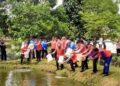 Polda Kepri Gandeng Tibelat Farm Tebar 50 Ribu Bibit Ikan