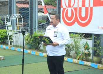 LPKA Batam Gelar Upacara Bendera Rutin, Tanamkan Nilai Nasionalisme kepada Anak Binaan