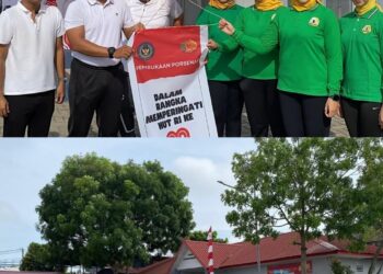 Semarak HUT RI ke-80, Rutan Batam Gelar Upacara Pembukaan PORSENAP 2025