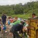 Polsek Sekupang Bersama Intansi Terkait Lakukan Gotong Royong Bersihkan Sampah Di Tanjung Riau