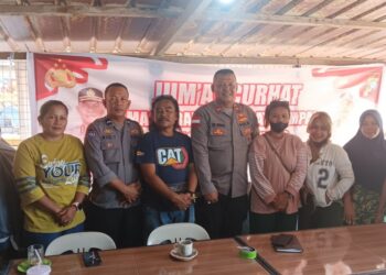 Jumat Curhat Rutin Polsek Batu Ampar Di Pantai Stres