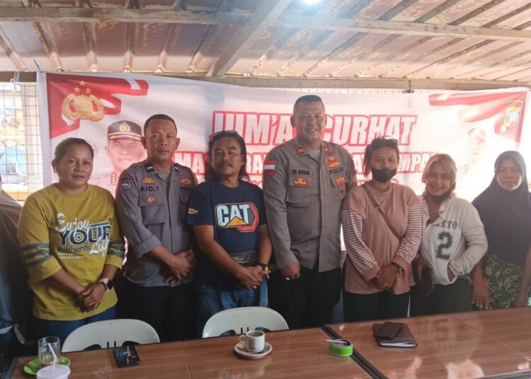 Jumat Curhat Rutin Polsek Batu Ampar Di Pantai Stres