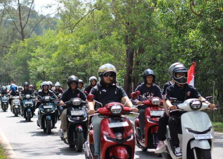 Convoy Merdeka: Bikers Honda Batam Kobarkan Semangat HUT RI ke-80