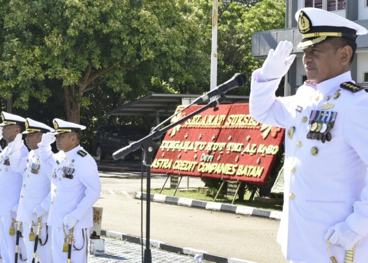 Delapan Dekade Pengabdian, Kodaeral IV Gelar Upacara HUT ke-80 TNI AL
