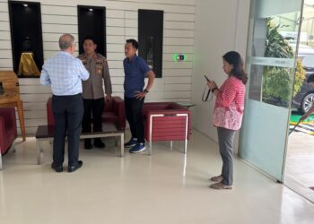 Polsek Sungai Beduk Laksanakan Pengamanan Kunjungan Minister Of State Republik Singapura