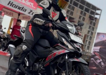 GTR150 Speed Challenge Panaskan Ajang Honda Exhibition di Kepulauan Riau