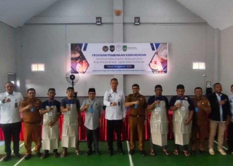 Asah Kemandirian Menuju Hidup Baru, Warga binaan Lapas Batam Belajar Kuliner