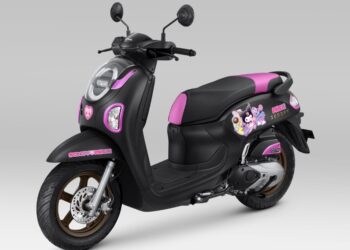 Edisi Terbatas, Kolaborasi Unik Honda Scoopy dengan Kuromi