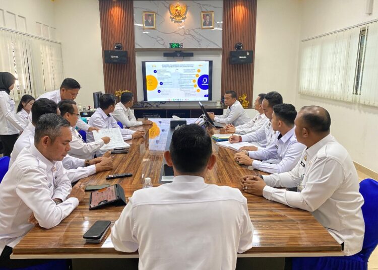 Lapas Batam Gelar Rapat Evaluasi Kinerja, Bahas Permasalahan Dan Solusi Tiap Seksi