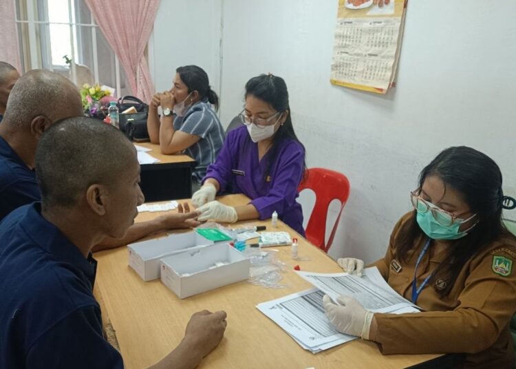 Bukti Nyata Kepedulian terhadap HIV/AIDS, Lapas Batam Gelar VCT Kesehatan