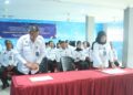 Jajaran Lembaga Pembinaan Khusus Anak (LPKA) Kelas II Batam mengikuti kegiatan Penandatanganan Komitmen Bersama Jajaran Pemasyarakatan yang diselenggarakan secara virtual melalui aplikasi Zoom Meeting.