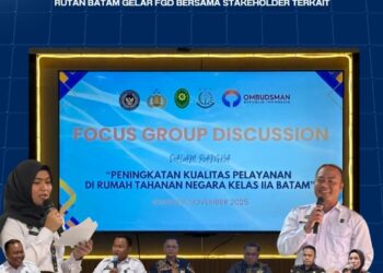 Wujudkan Pelayanan Yang Lebih Baik, Rutan Batam Gelar FGD Bersama Stakeholder Terkait