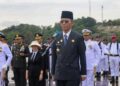 Upacara Bendera dan Tabur Bunga Peringatan Hari Pahlawan di Batam, Amsakar-Li Claudia Kobarkan Semangat Pahlawan