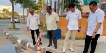 18 Titik Di CBD Batam Center Jadi Lokasi Uji Sistem Subdrain BP Batam