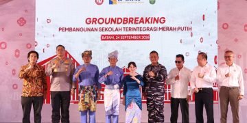 Kapolresta Barelang Hadiri Groundbreaking Pembangunan Sekolah Terintegrasi Merah Putih, Pengamanan Berjalan Aman dan Kondusif