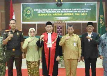 Ketua DPRD Hadiri Pelantikan Ketua Pengadilan Negeri Batam, Harapkan Sinergi Forkopimda Terus Diperkuat