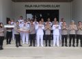 Semarak HUT TNI ke-81, Polresta Barelang Sampaikan Ucapan Selamat Ke Kodaeral IV Dan Kodim 0316/Batam