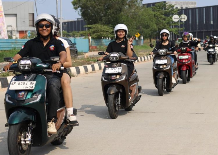 Stylo Sound Ride Di Batam, Komunitas Honda Stylo160 Padukan Riding, Musik Dan Gaya