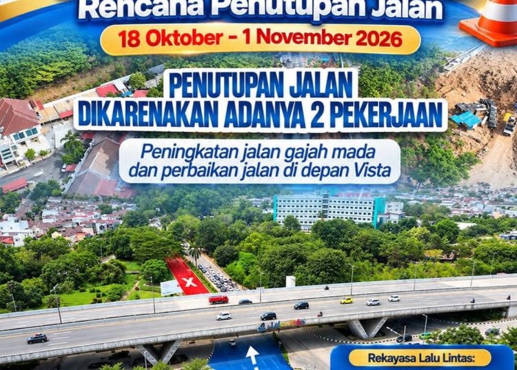 BP Batam Perbaiki Jalan Gajah Mada Jalur Sei Ladi: Siapkan Rekayasa Lalu Lintas Mulai 18 Oktober 2026