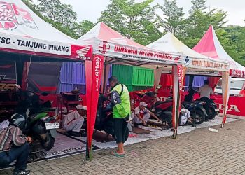 Sergab Honda di Tanjungpinang Layani 100 Motor Komunitas Ojek Online, Paket Servis Murah Rp50 Ribu