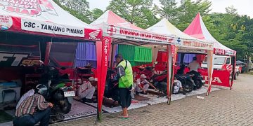 Sergab Honda di Tanjungpinang Layani 100 Motor Komunitas Ojek Online, Paket Servis Murah Rp50 Ribu